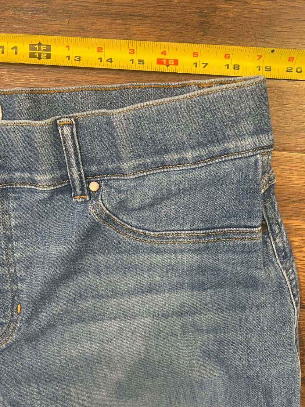 Spanx Jeans Pull On Wide Leg Sz 3X - Picture 6 of 10